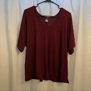Short-Sleeve Voop Plush Easy T-Shirt for Women, Old Navy
